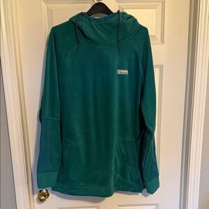 Columbia Aqua Green Fleece Hoodie